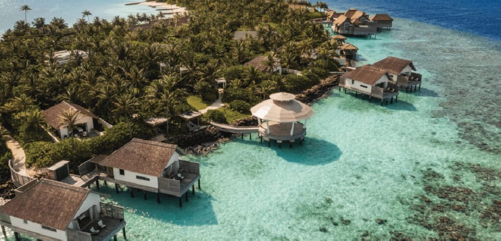 lujoso resort en una isla privada en Maldivas