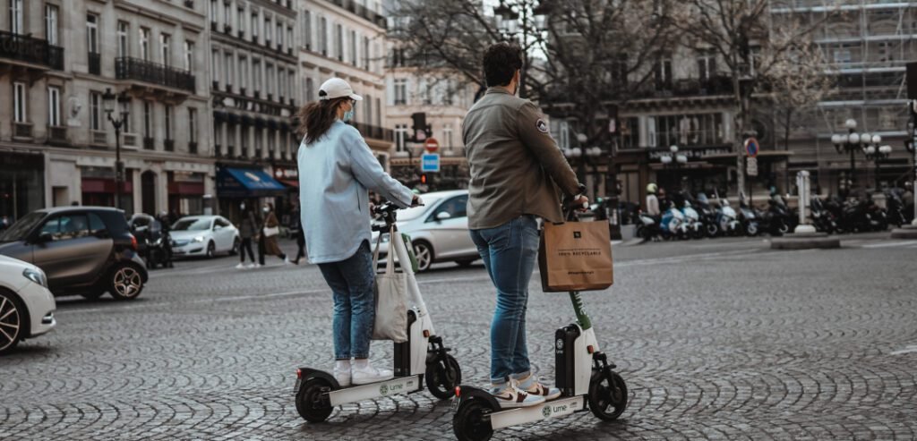 Scooter eléctrico desplazamiento