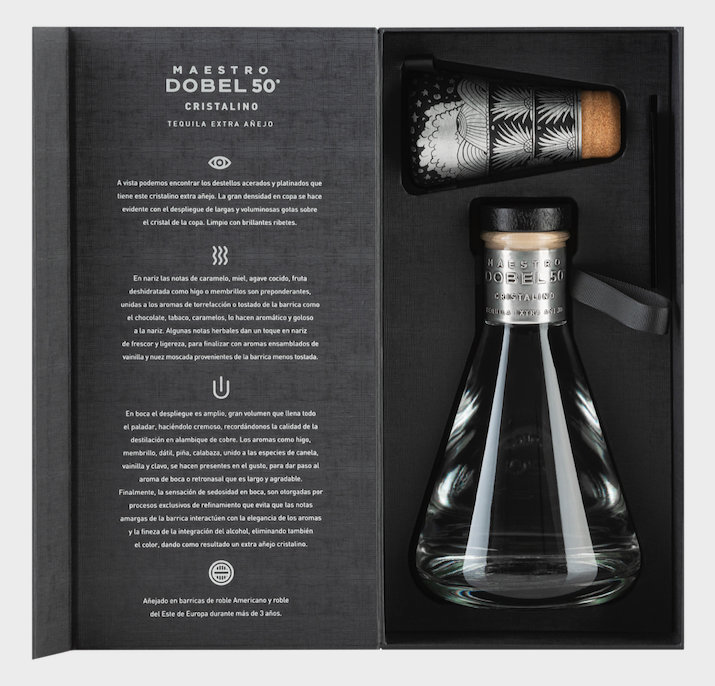 Botella Maestro Dobel 50 Cristalino Onora