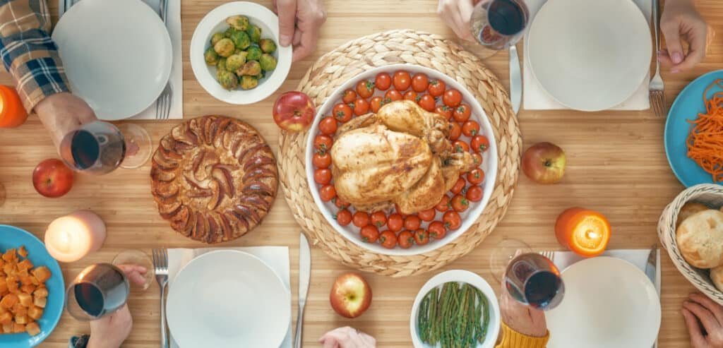 Cena acción de gracias