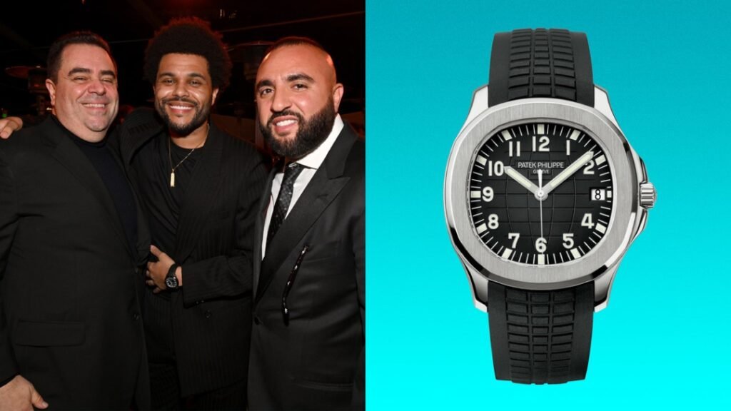 The Weeknd the patek phillippe