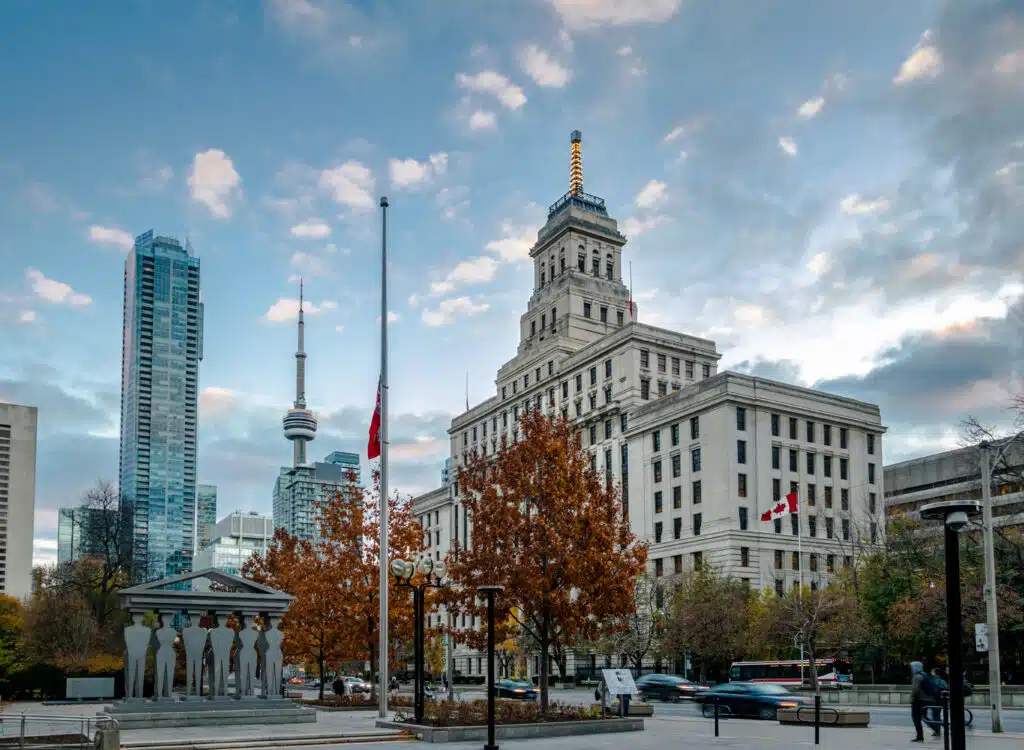 ciudad Toronto otoño