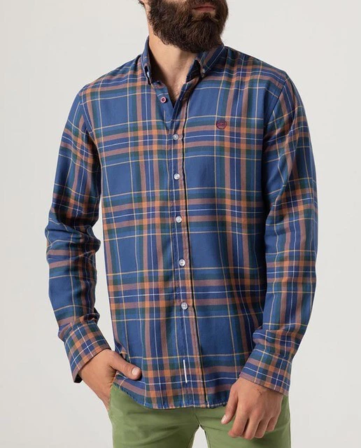 camisa cuadros hombre otoño Altonadock