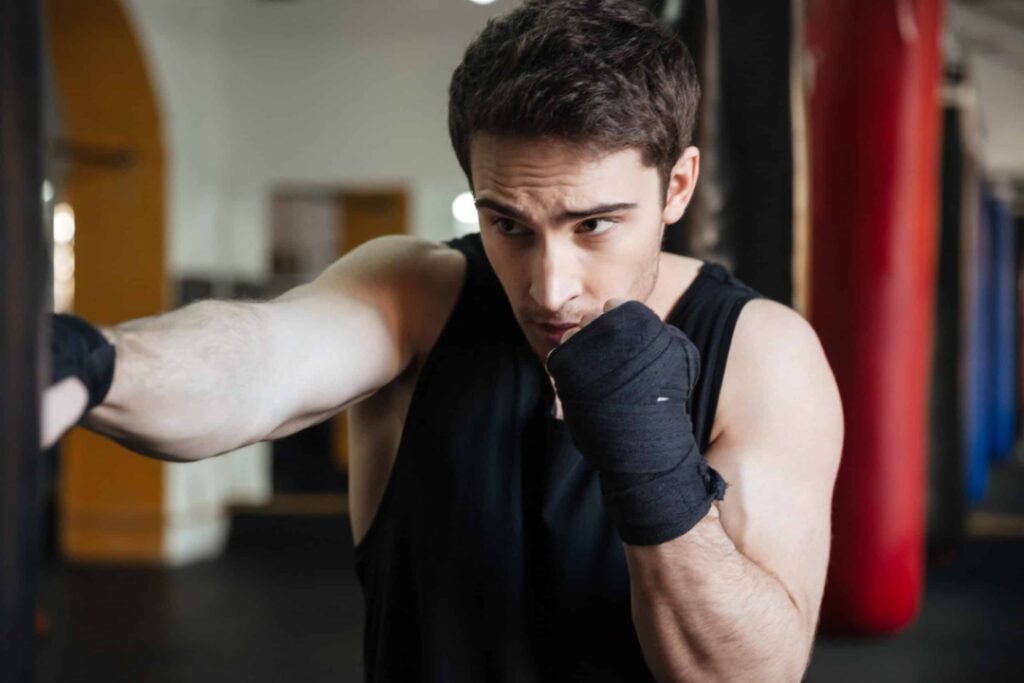 entrenamiento saco hombre