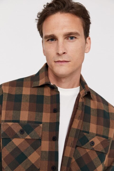 sobrecamisa acolchada hombre otoño invierno