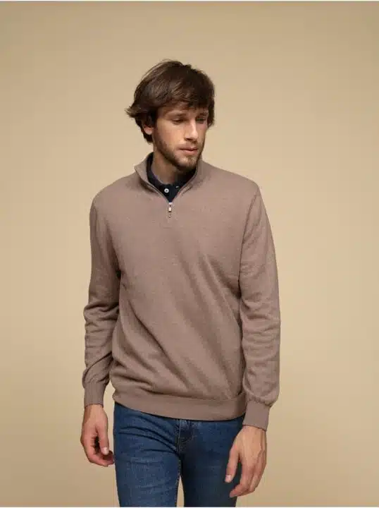 suéter camello Boston Wear