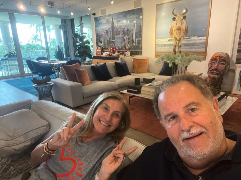 Raúl de Molina y su esposa Mily