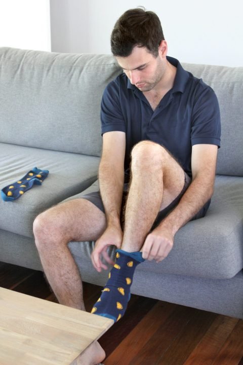 calcetines largos hombre