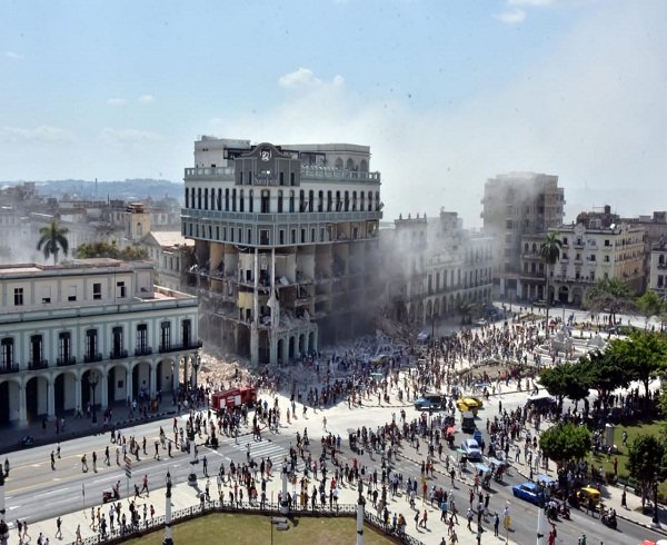 hotel de Cuba que explotó