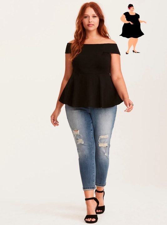 blusas de moda para gorditas