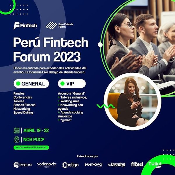 Perú Fintech Fórum entradas