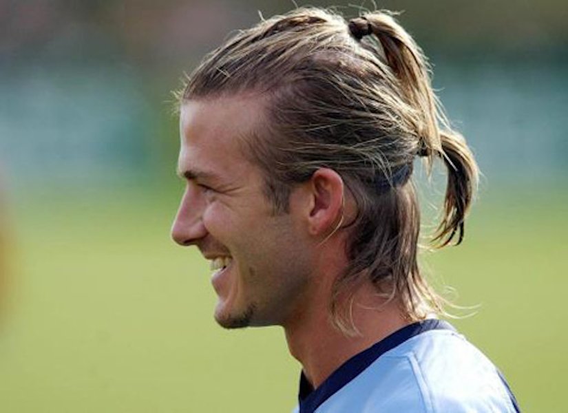 La doble coleta de Beckham cortes de pelo