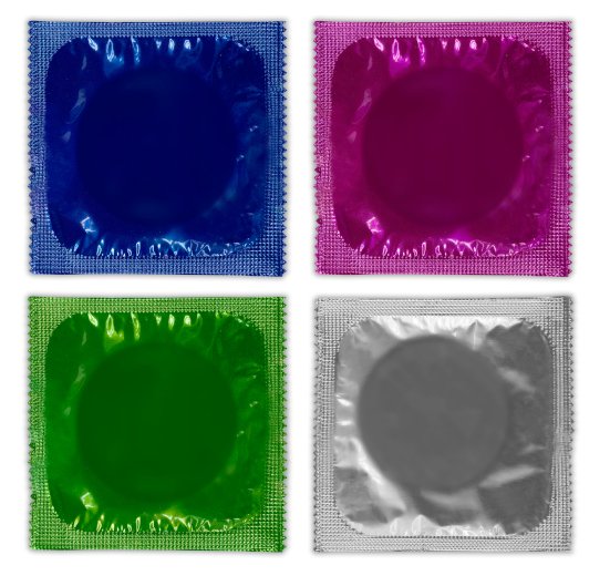 Tipos de condones para hombres