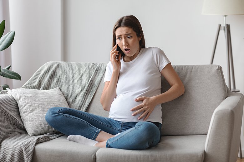 síntomas 15 días antes del parto