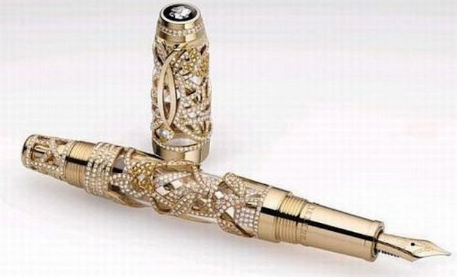 Aurora Diamante Bolígrafos más caros del mundo