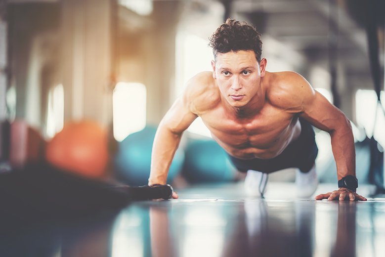 flexiones de pecho