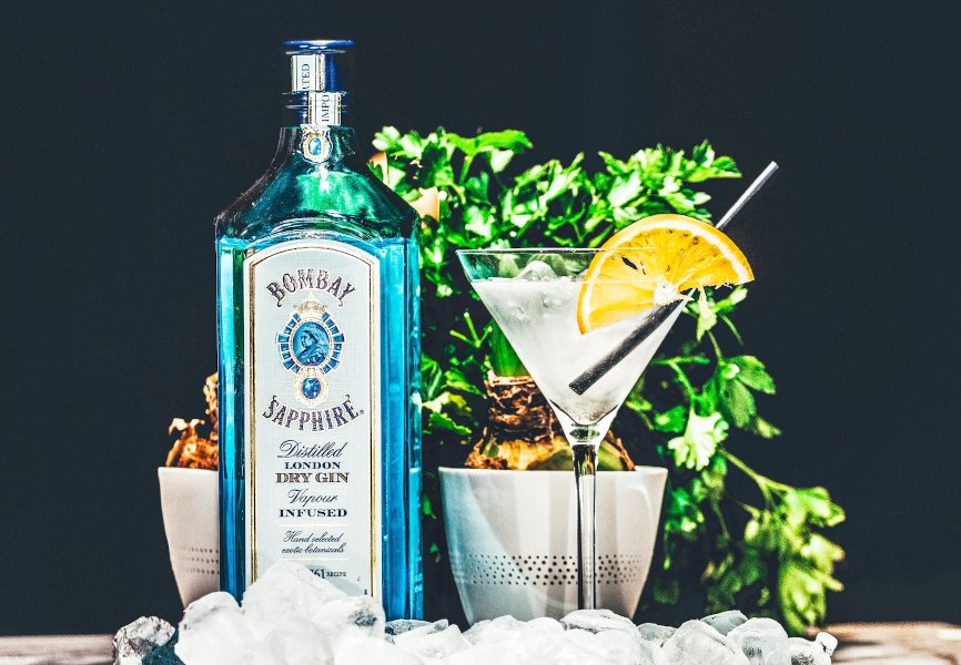 Cocteles con ginebra Bombay