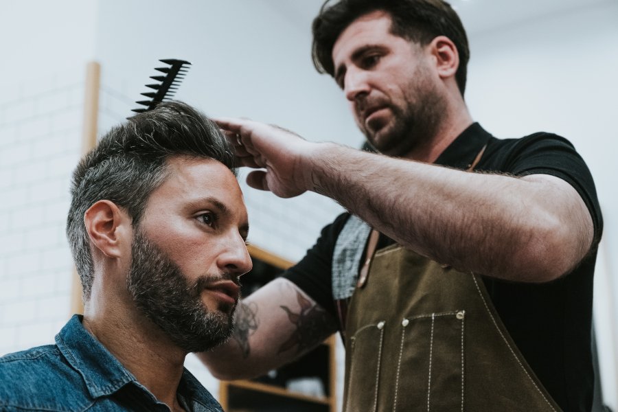 barbero por corte