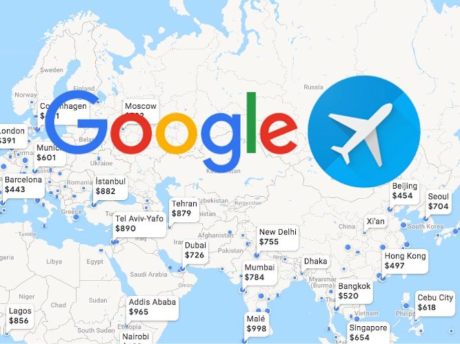google flights opciones