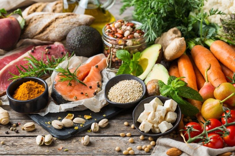 comida balanceada dieta meditteranea