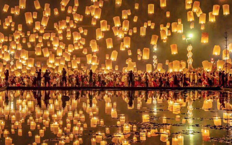 festivales asiaticos linterna tailandia